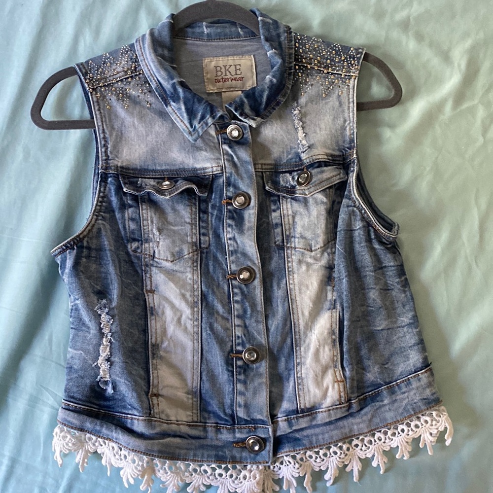 BKE Denim Vest
